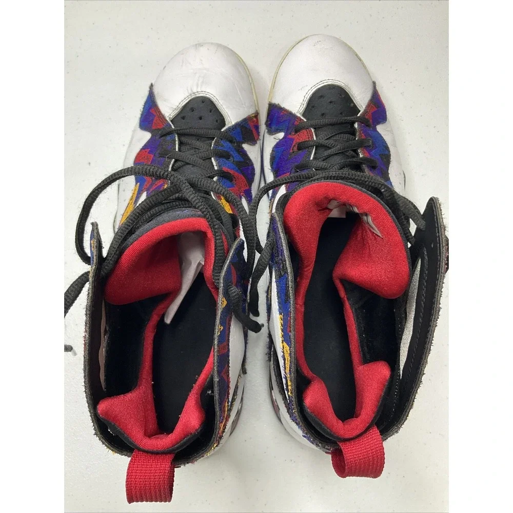 Nike Jordan 7 Retro Sneakers Men Size 13 Nothing But Net 2015 Y2K Shoes